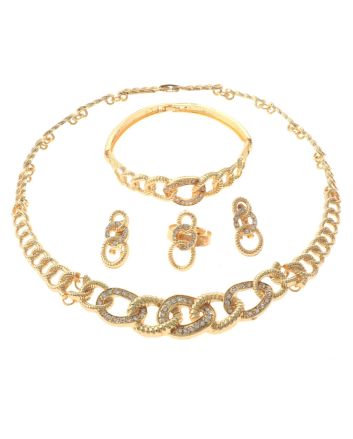 Gold Plated Necklace Set