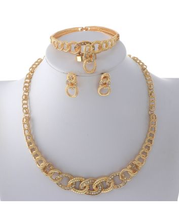 Gold Plated Necklace Set