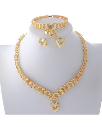 Gold Plated Necklace Set