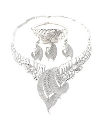 Silver Plated Necklace Set
