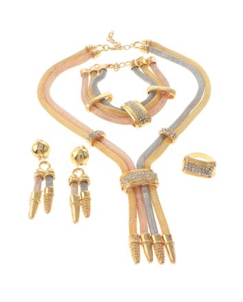 Gold Plated Necklace Set