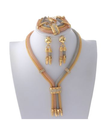 Gold Plated Necklace Set