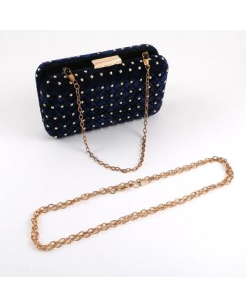 SUEDE EVENING BAG