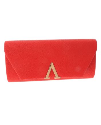 Leatherette Envelope Evening Clutch Bag