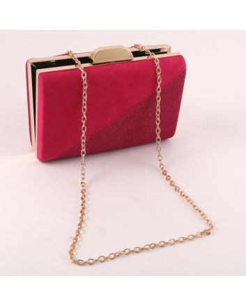 FASHION SUEDE EVENING BAG