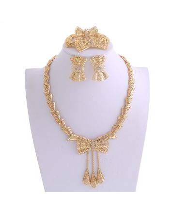 Gold Plated Necklace Set