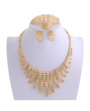 Gold Plated Necklace Set