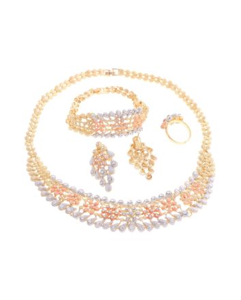 Gold Plated Necklace Set