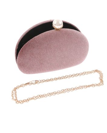 Fashion Glitter Suede Evening Clutch Bag