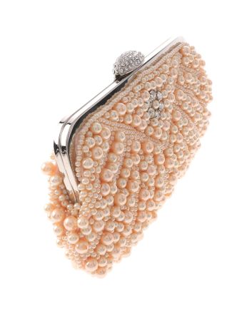 Fashion Pearl Accented Evening Bag