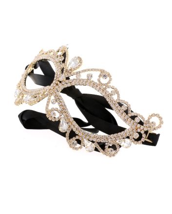 Fashion Rhinestone Evening Mask