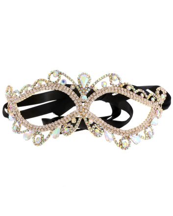 Fashion Rhinestone Evening Mask