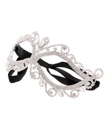 Fashion Rhinestone Evening Mask