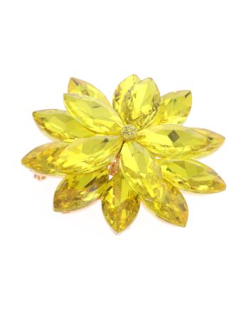 CRYSTAL BROOCH