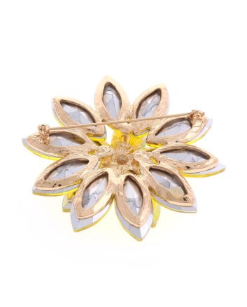 CRYSTAL BROOCH