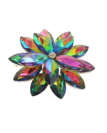 CRYSTAL BROOCH