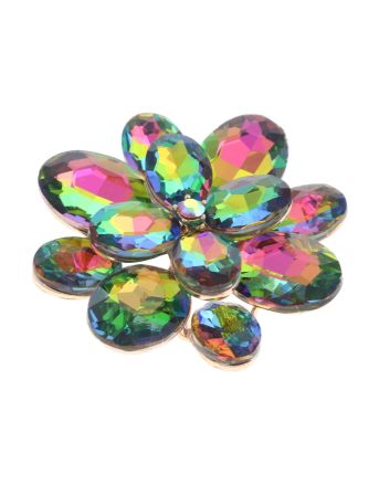 CRYSTAL BROOCH