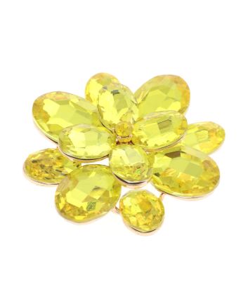 CRYSTAL BROOCH
