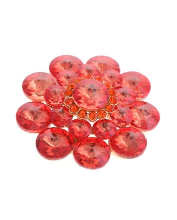 CRYSTAL BROOCH