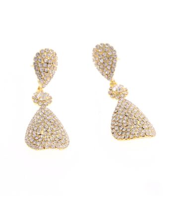Rhinestone Post Earrings