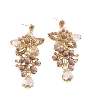 Crystal Rhinestone Post Earrings