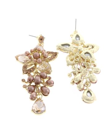 Crystal Rhinestone Post Earrings