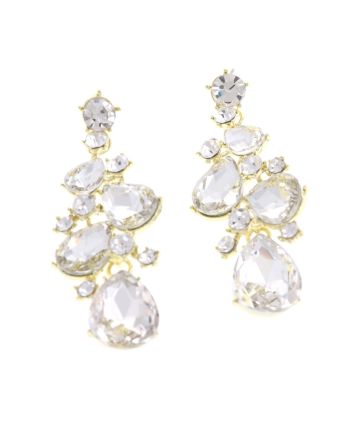 Crystal Rhinestone Post Earrings