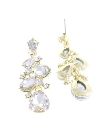 Crystal Rhinestone Post Earrings