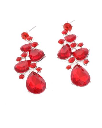 Crystal Rhinestone Post Earrings