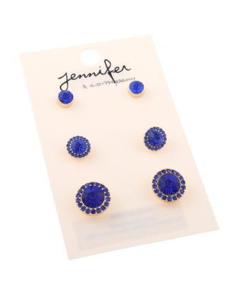 6 Pieces Post Earrings Set