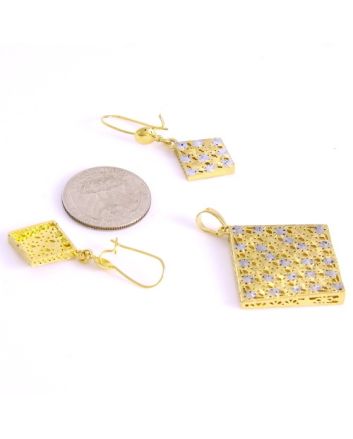 Fashion Gold Plated Pendant Set