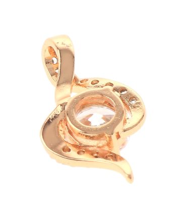 Gold Plated CZ Pendant