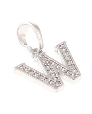 Rhodium  Plated Pendant