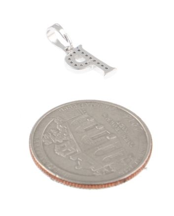 Rhodium  Plated Pendant