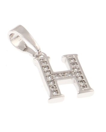 Rhodium  Plated Pendant
