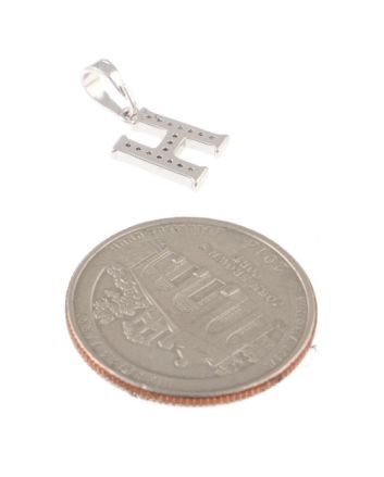 Rhodium  Plated Pendant