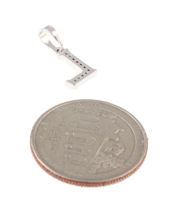 Rhodium  Plated Pendant