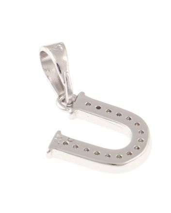 Rhodium  Plated Pendant