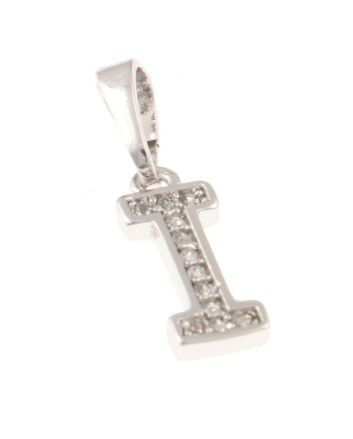 Rhodium  Plated Pendant
