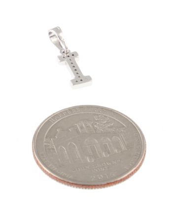 Rhodium  Plated Pendant