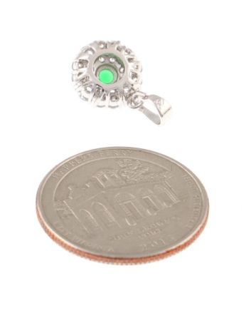 Rhodium Plated Pendant