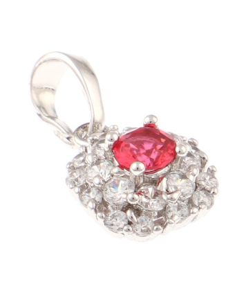 Rhodium Plated Pendant