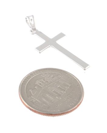 Rhodium  Plated Pendant