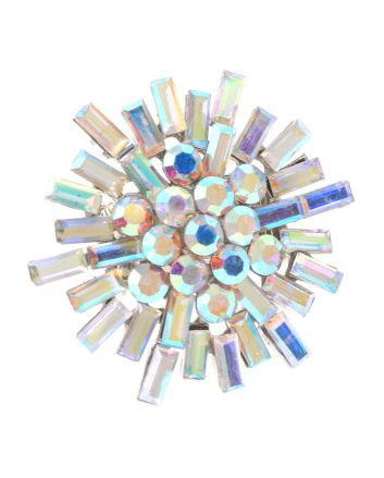 Crystal Stretch Flower Ring