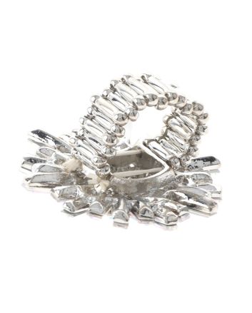 Crystal Stretch Flower Ring