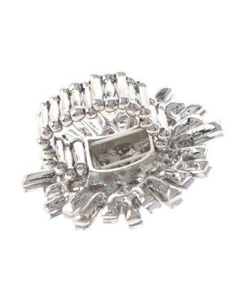 Crystal Stretch Flower Ring