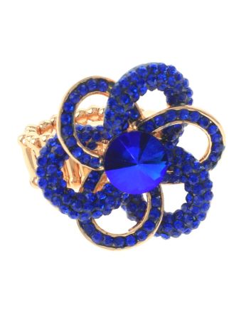 Crystal Stretch Flower Ring