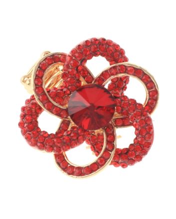 Crystal Stretch Flower Ring