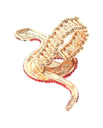 Crystal Stretch Snake Ring