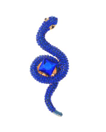 Crystal Stretch Snake Ring